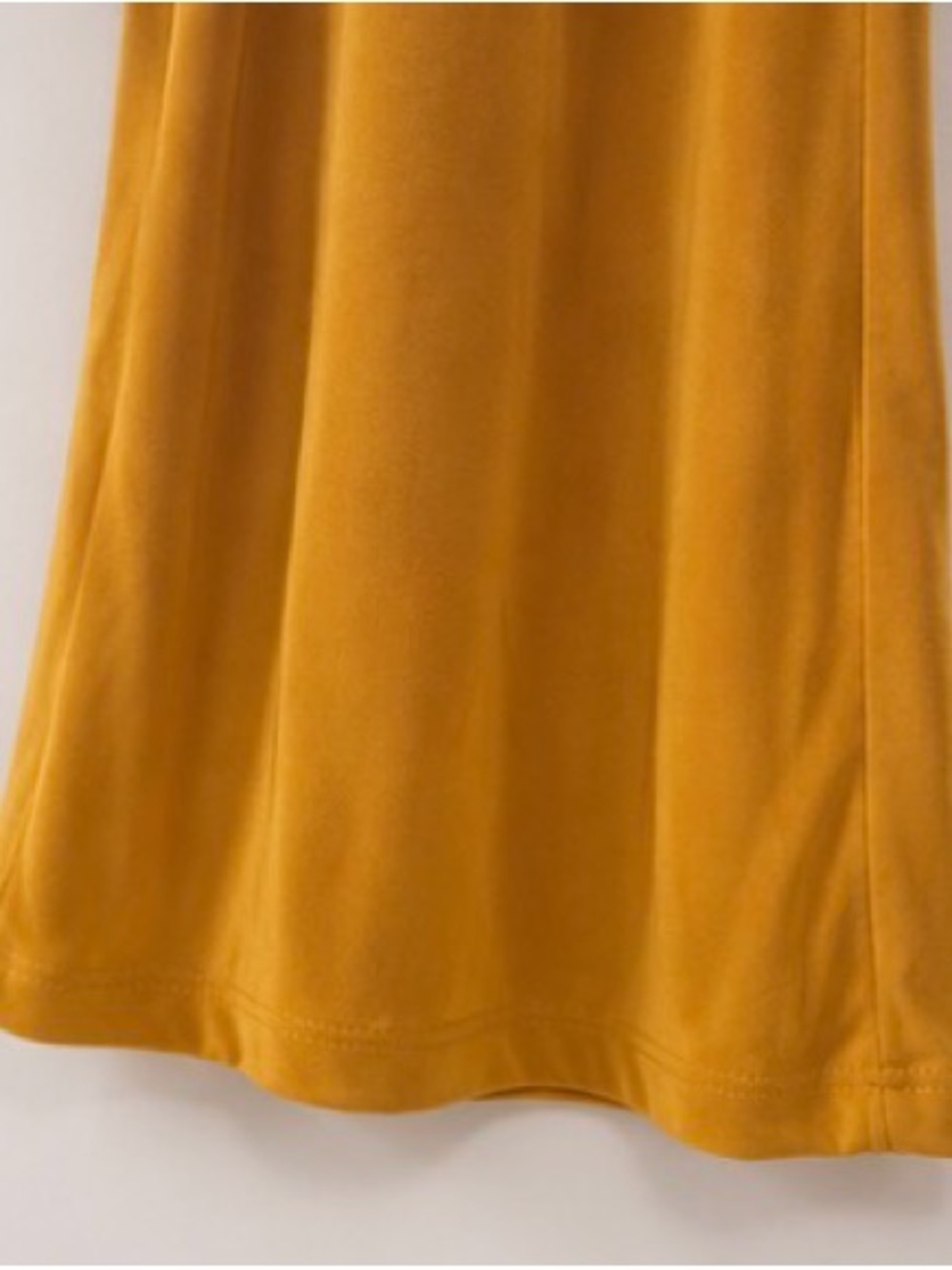 H&M Mustard Yellow Flare Wide Leg Pants XL - Picture 3 of 7